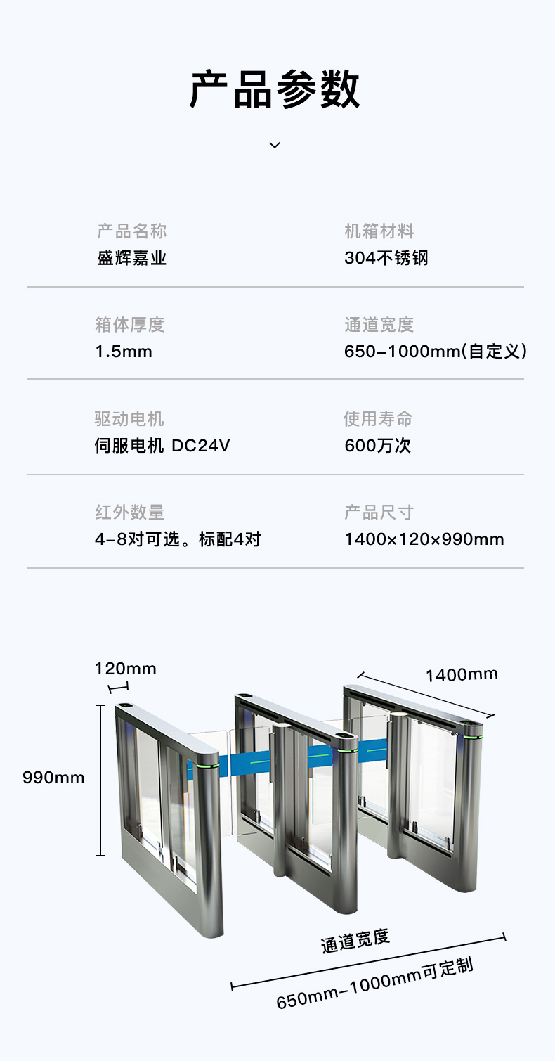 人脸识别速通门